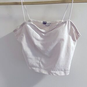 White crop top